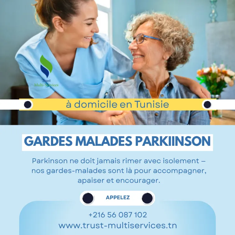 GARDES MALADES DE PARKINSON A DOMICILE  À EL MNIHLA