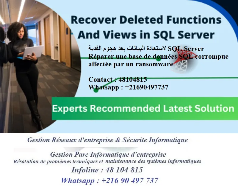 Recovery Base SQL Server  corrumpu & endommage