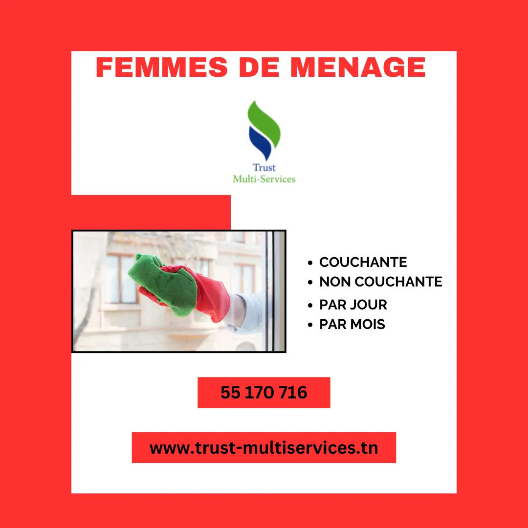 DES FEMMES DE MENAGE NON COUCHANTES 