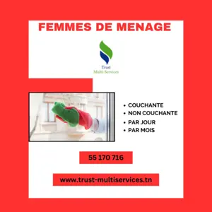 DES FEMMES DE MENAGE NON COUCHANTES 