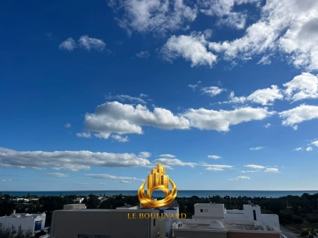 A Louer Penthouse Haut Standing Vue Sur Mer à Hammamet Nord 