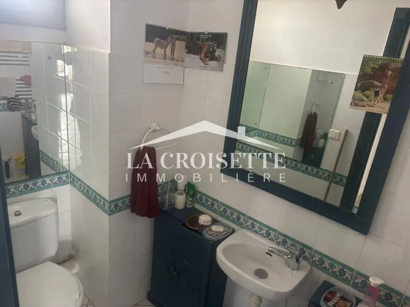Duplex meublé s2 avec terrasse vue sur mer avec terrasse à Gammarth MVL1751