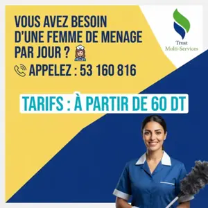 femme de menage par jour a kantaoui