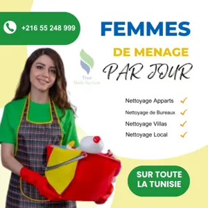 femme de ménage par jour a tunis 
