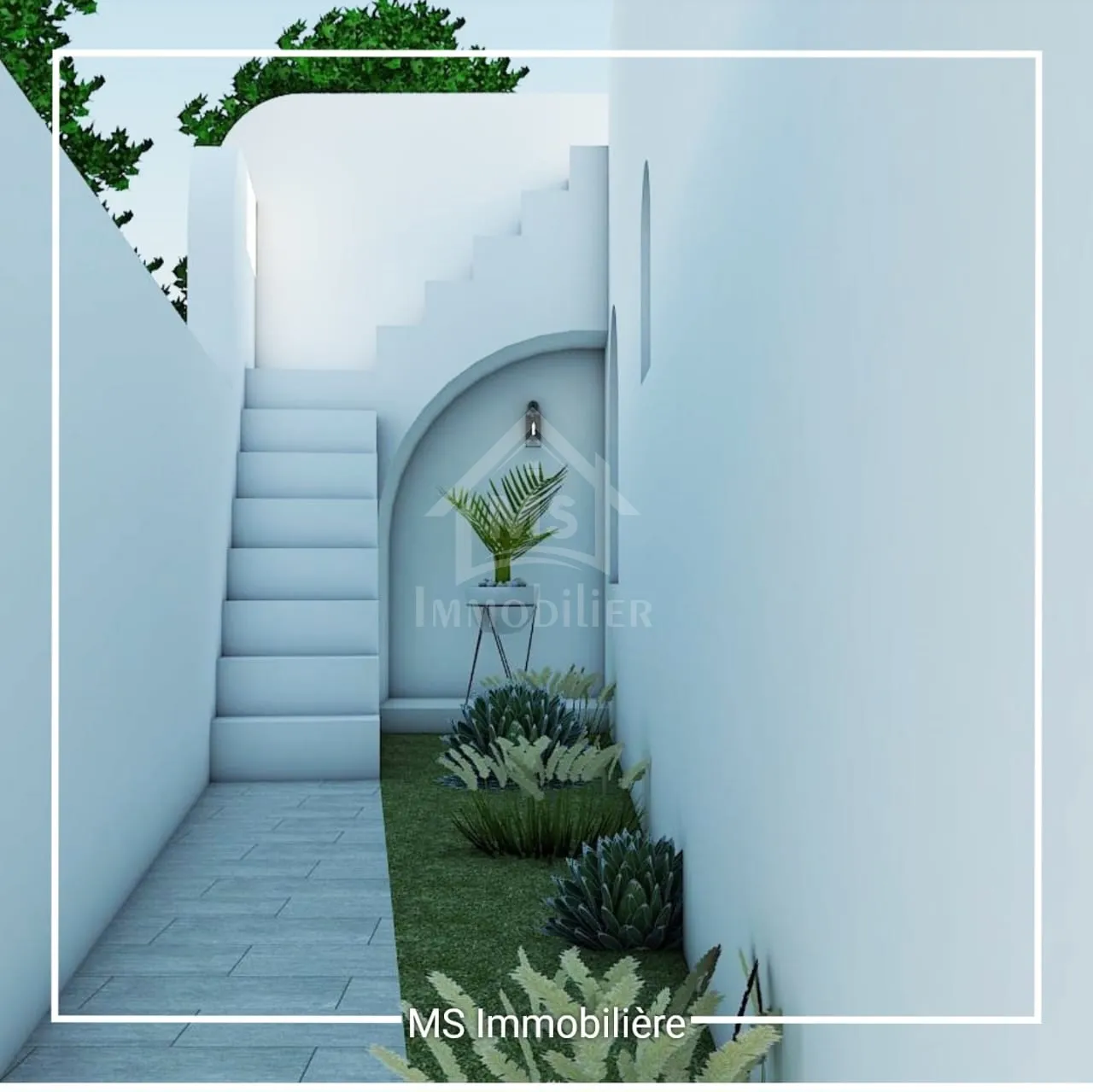 Payement par tranche: villa S+3 sur plan avec piscine à vendre à Hammamet Sud 51355351