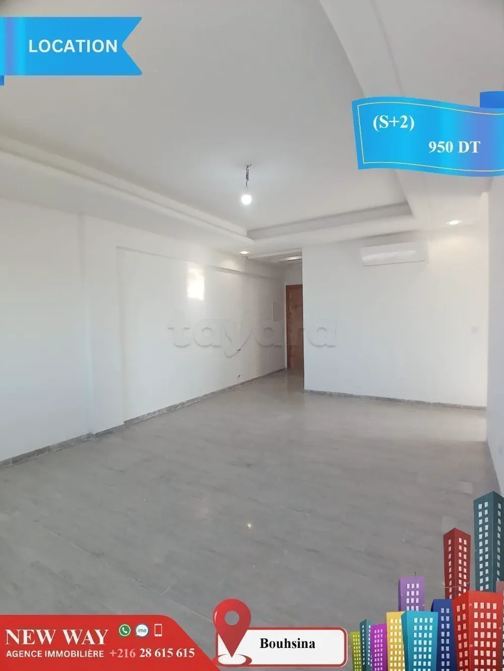 (S+2) à Bouhsina avec Place de Parking
