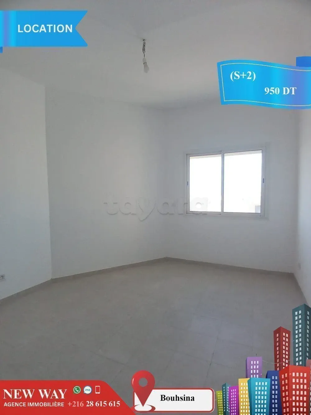 (S+2) à Bouhsina avec Place de Parking
