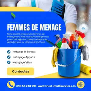 femme de ménage par jour en tunis 