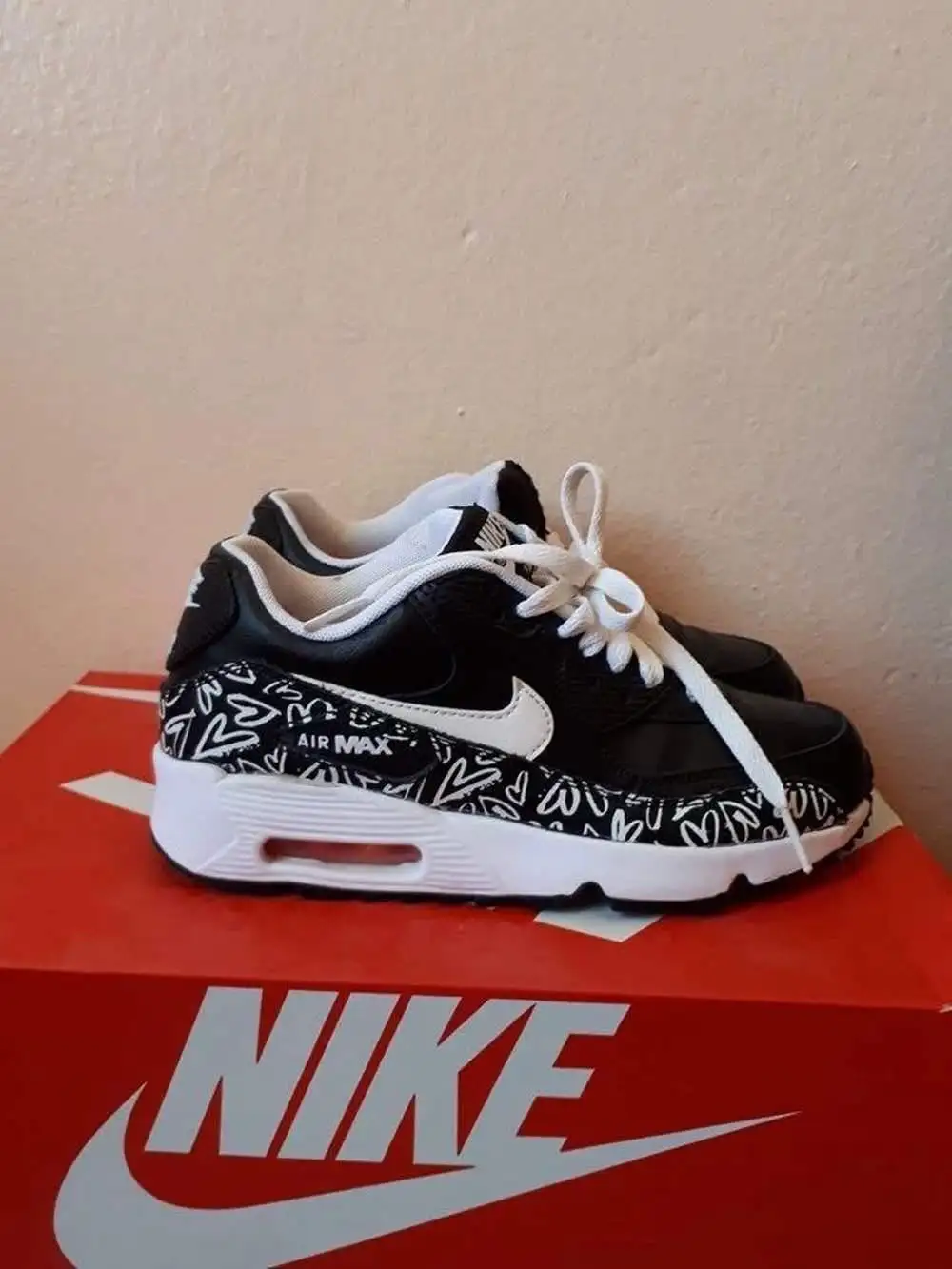 Nike Air Max 90 Print LTR (TD) Shoes femme 