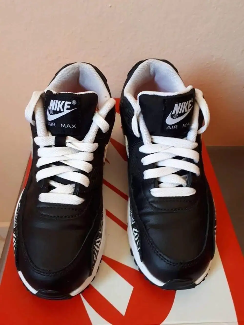 Nike Air Max 90 Print LTR (TD) Shoes femme 