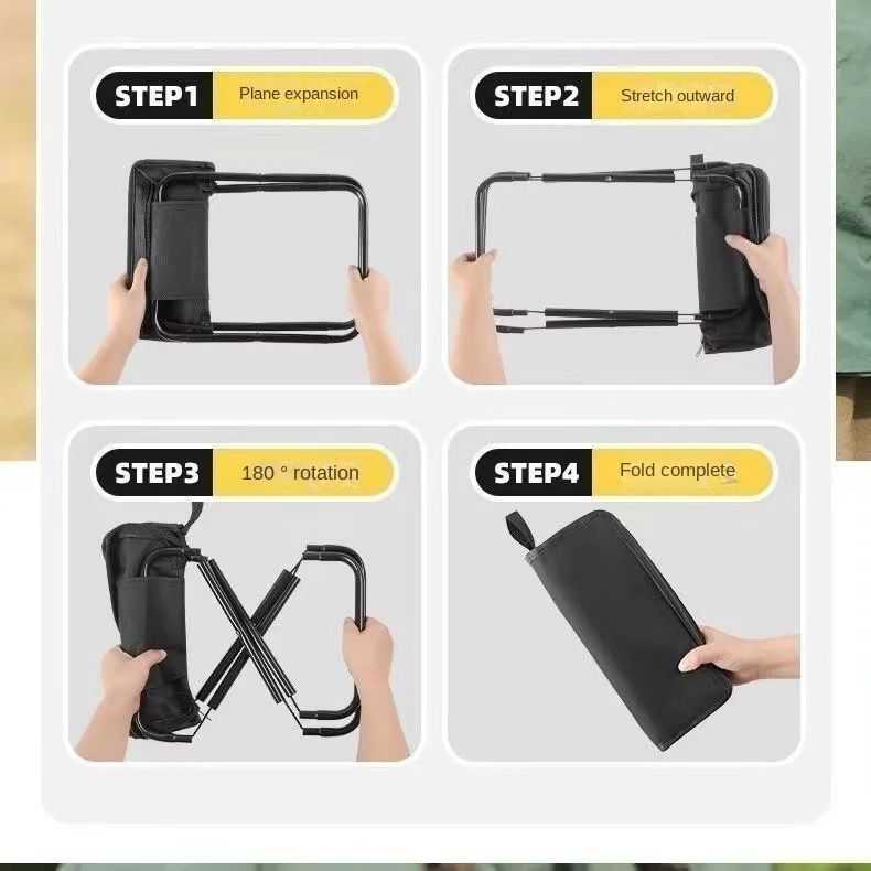 Tabouret Pliant de Camping 80kg
..