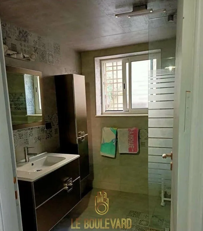 A Louer rez-de-jardin S+2 meublé situé à Kharrouba, Hammamet Nord