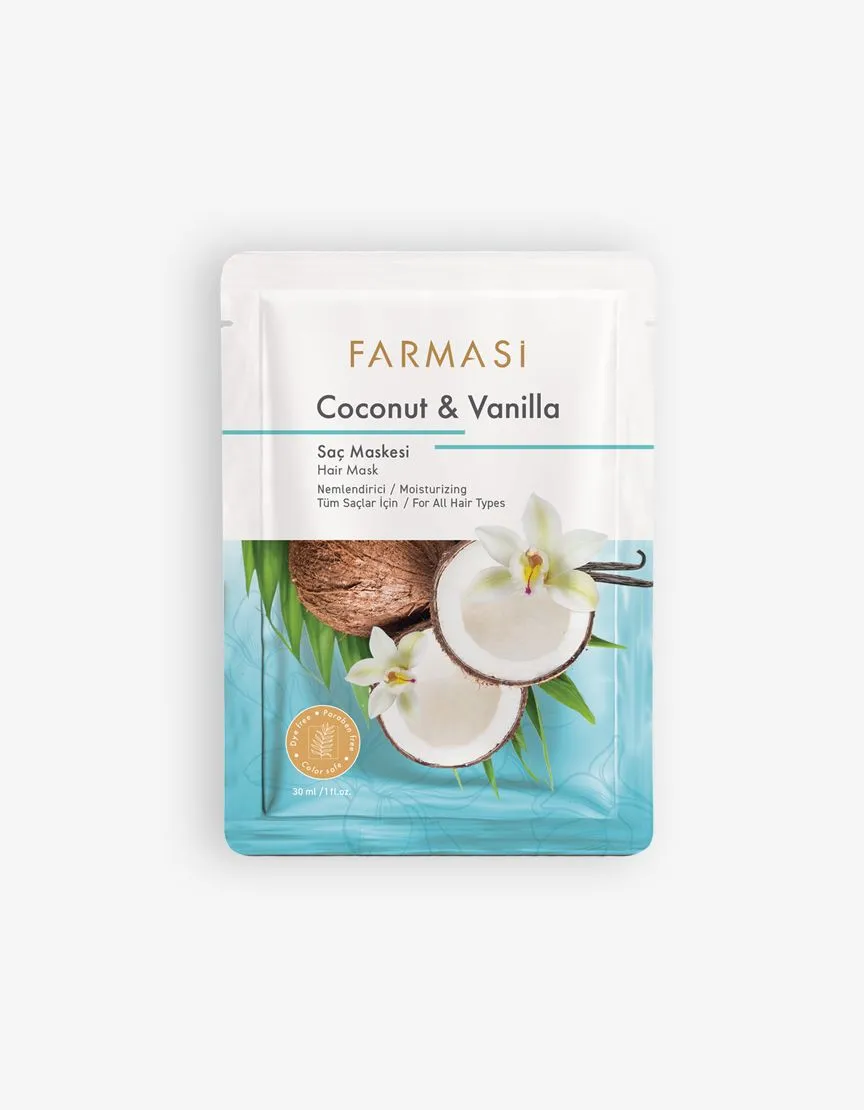 MASQUE CAPILLAIRE NOIX DE COCO & VANILLE 30 ML