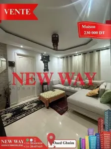 Maison à Jawhara (Oued Ghnim) Proche de toutes Commodités