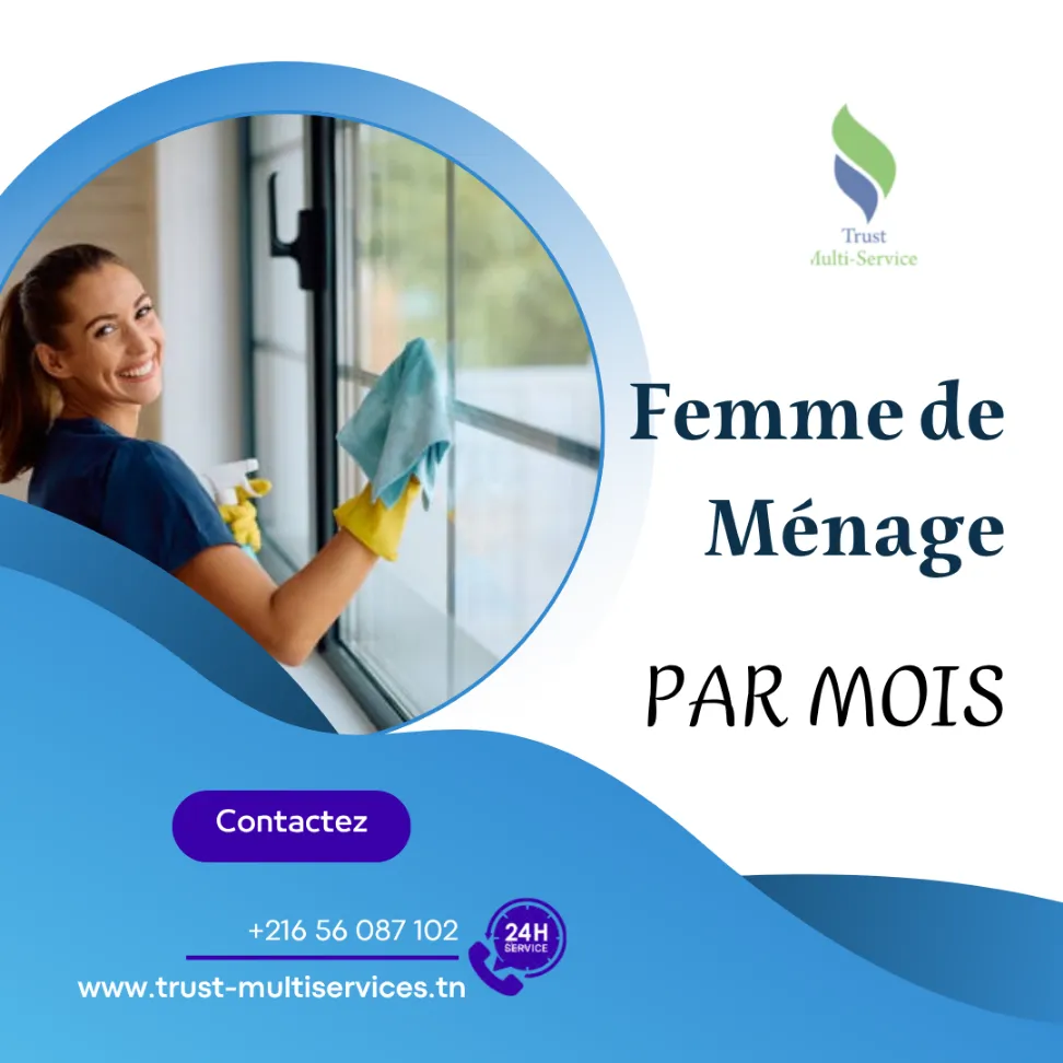 Votre maison mérite le meilleur entretien – Faites confiance à nos femmes de menage