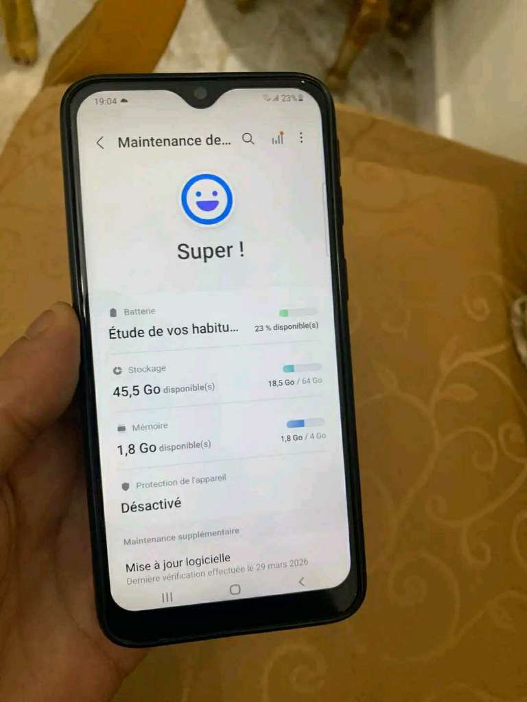 samsung a 40 afficheur changé
