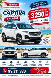 Chevrolet Captiva 2026, automatique – Toutes options