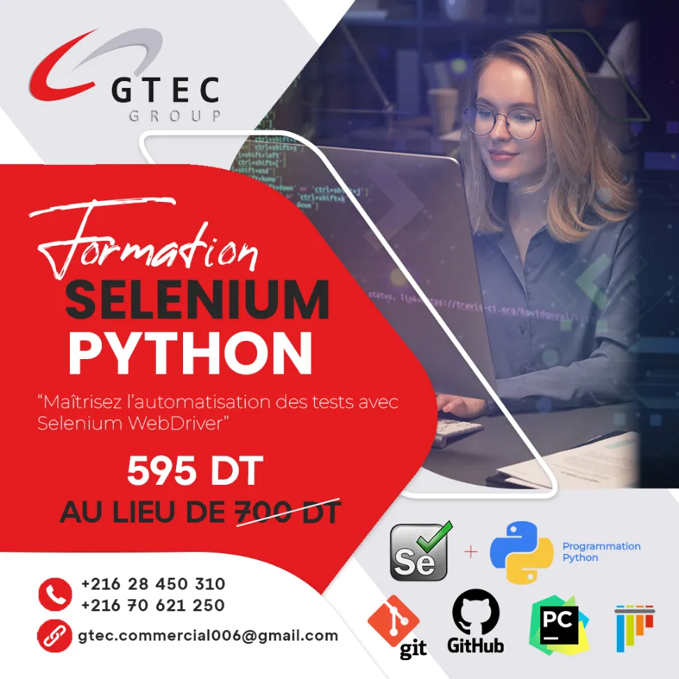 Formation Selenium Python