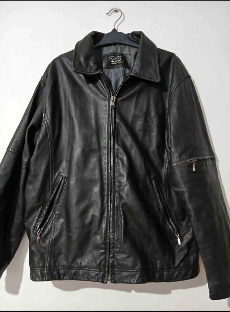 Veste cuir Camel Active