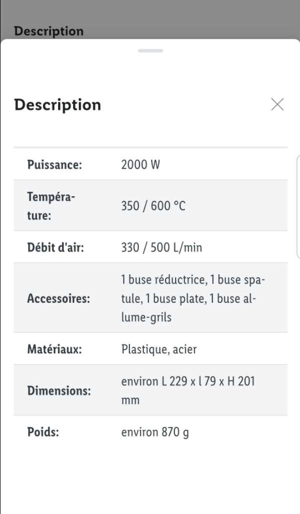 Parkside new decapeur