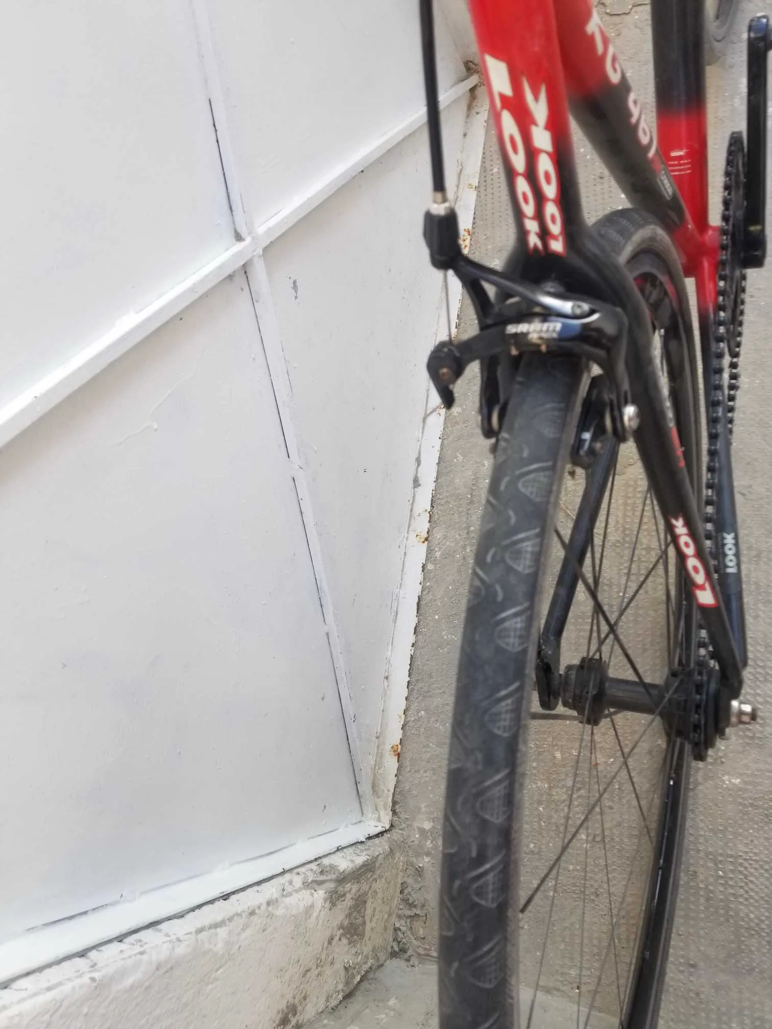 Fixied bike look carbone