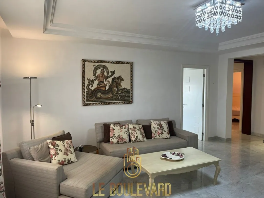 A louer appartement S+3 vue mer à Nabeul
