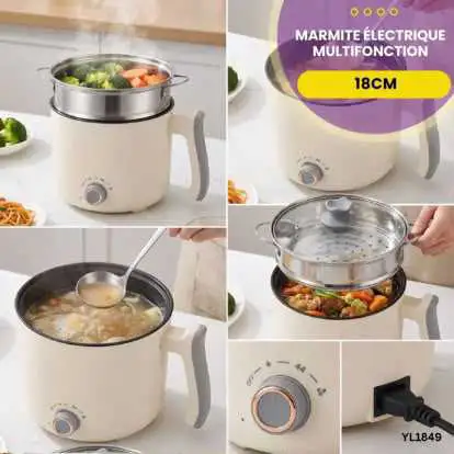 Marmite Électrique Multifonction 18cm