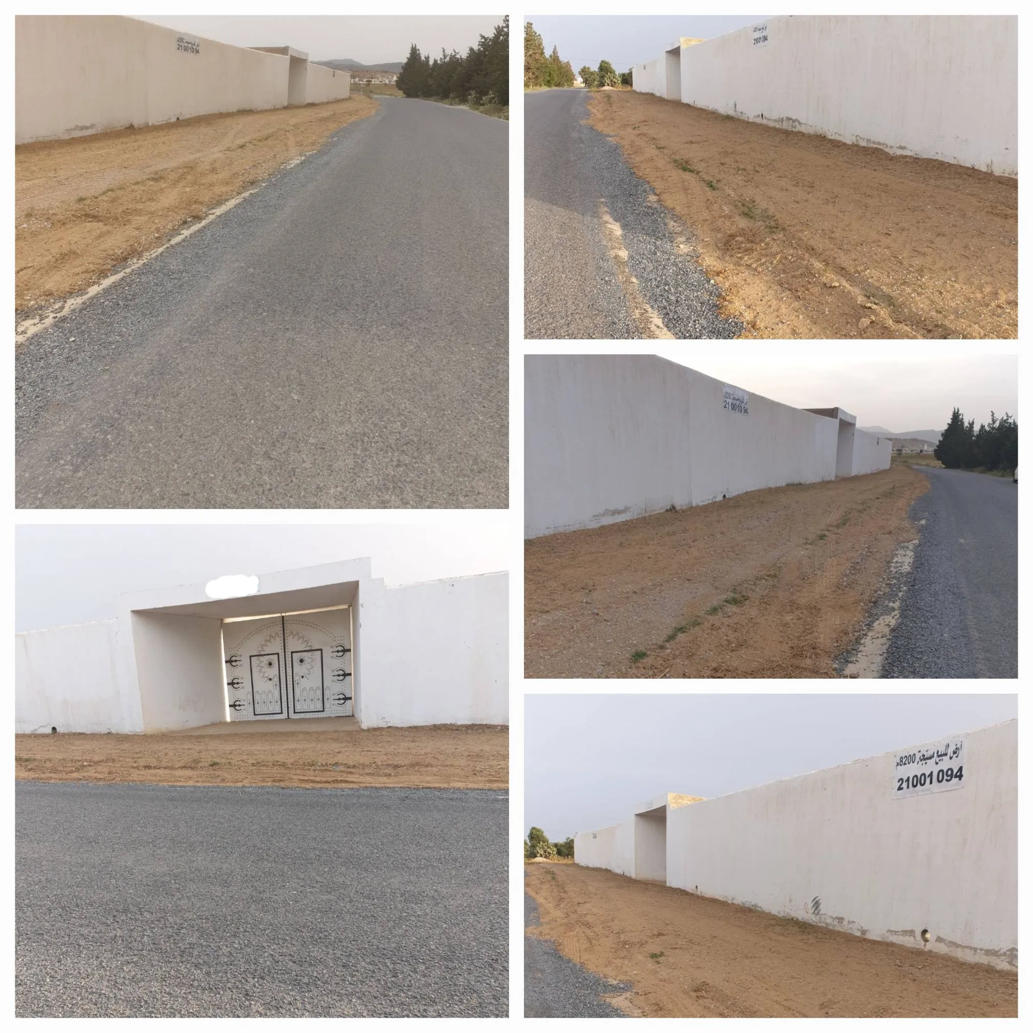 Forfait!Forsa! PRIX FORTEMENT NÉGOCIABLE TERRAIN ENTIÈREMENT CLÔTURÉ À HAMMAMET DE 8200M²