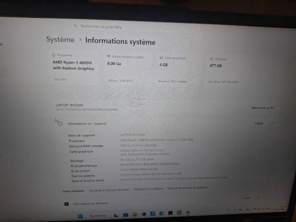 Laptop gamer