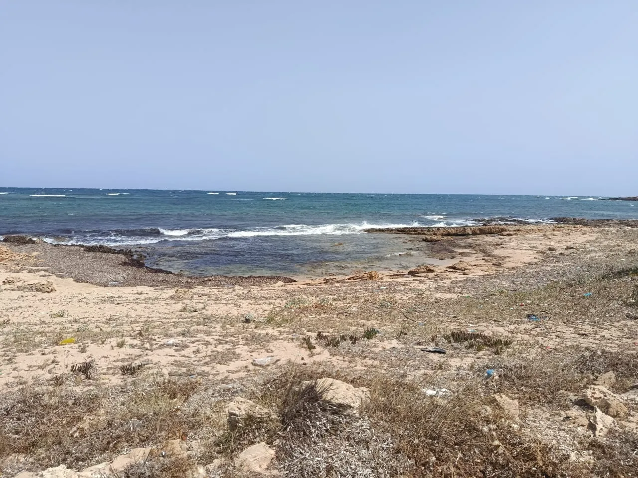 Terrain avec clôture