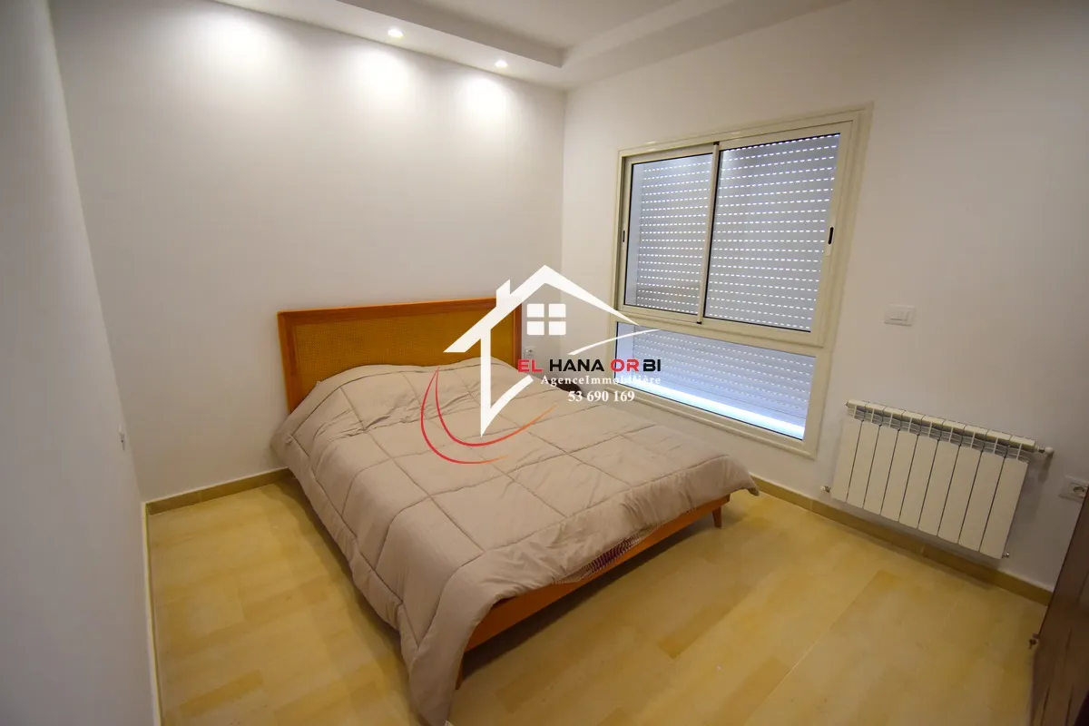 Pour location scolaire, appartement S+2 neuf avec parking sous-sol