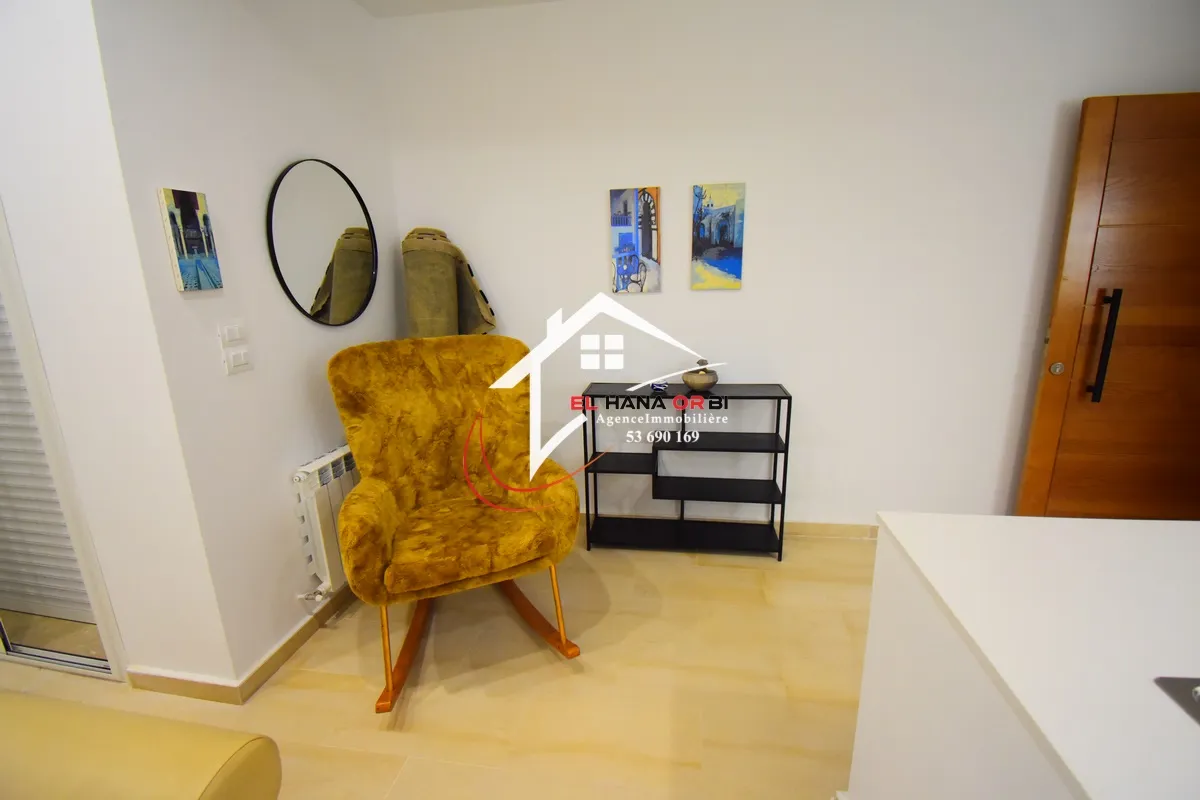 Pour location scolaire, appartement S+2 neuf avec parking sous-sol