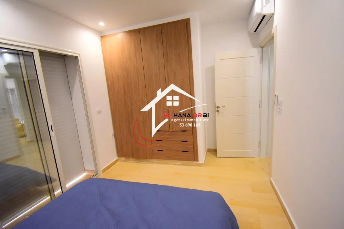 Pour location scolaire, appartement S+2 neuf avec parking sous-sol