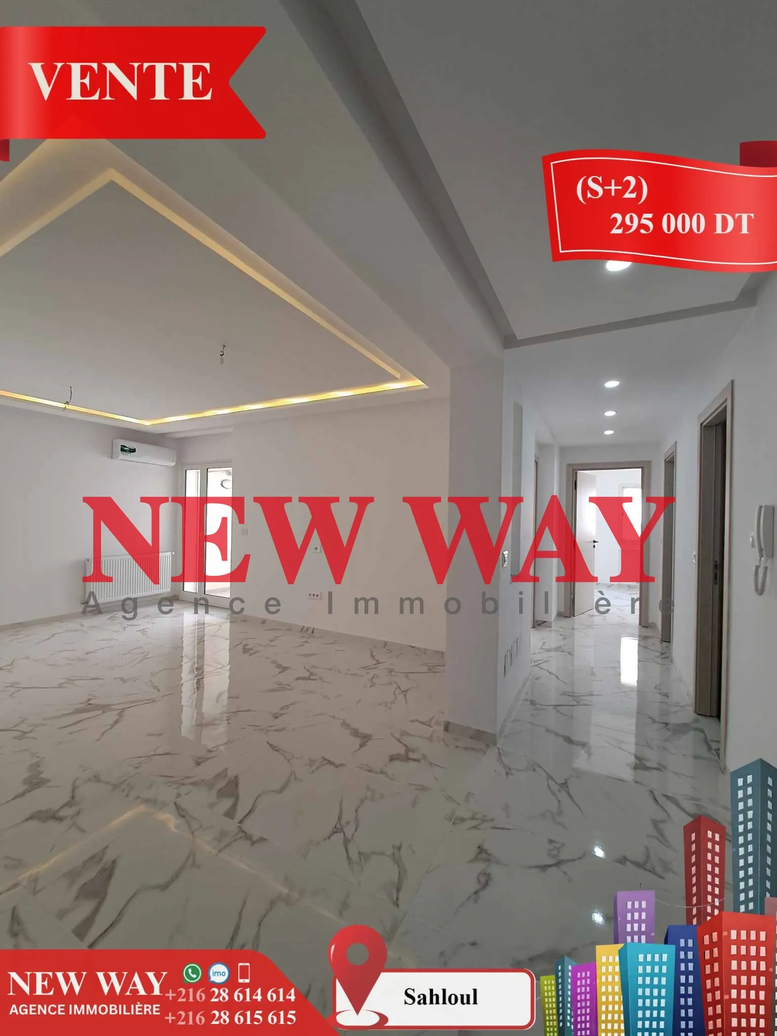 Appartement (S+2) à Sahloul 4