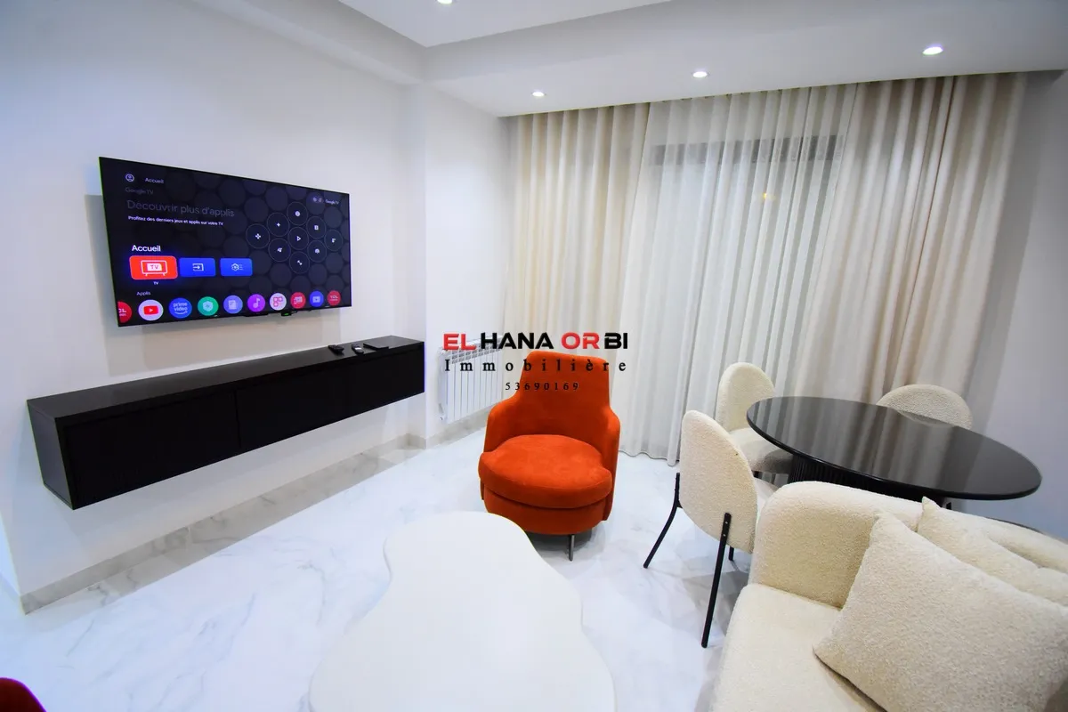 à louer app s+2 luxueux et neuf zone touristique mahdia proche de l'hôpital taher sfar 