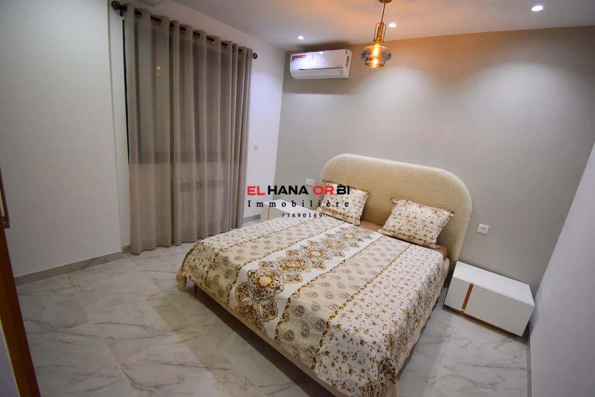 à louer app s+2 luxueux et neuf zone touristique mahdia proche de l'hôpital taher sfar 