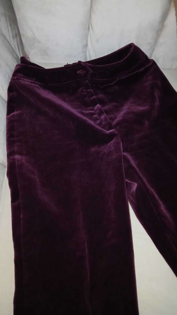 Pantalon femme violet