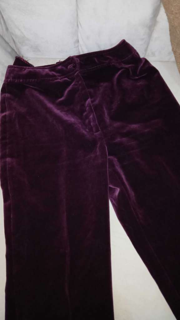 Pantalon femme violet
