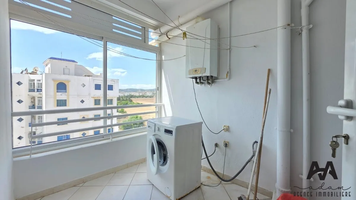 Appartement S+3 Meublé avec Vue Mer Panoramique à Mrezga, Hammamet Nord