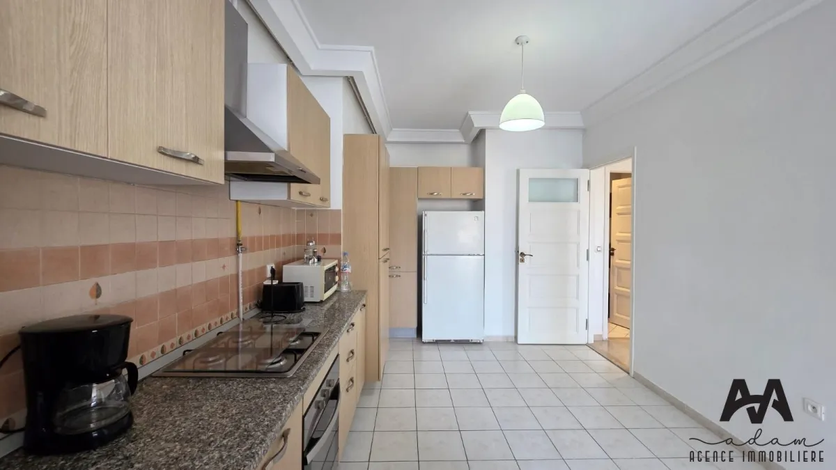 Appartement S+3 Meublé avec Vue Mer Panoramique à Mrezga, Hammamet Nord