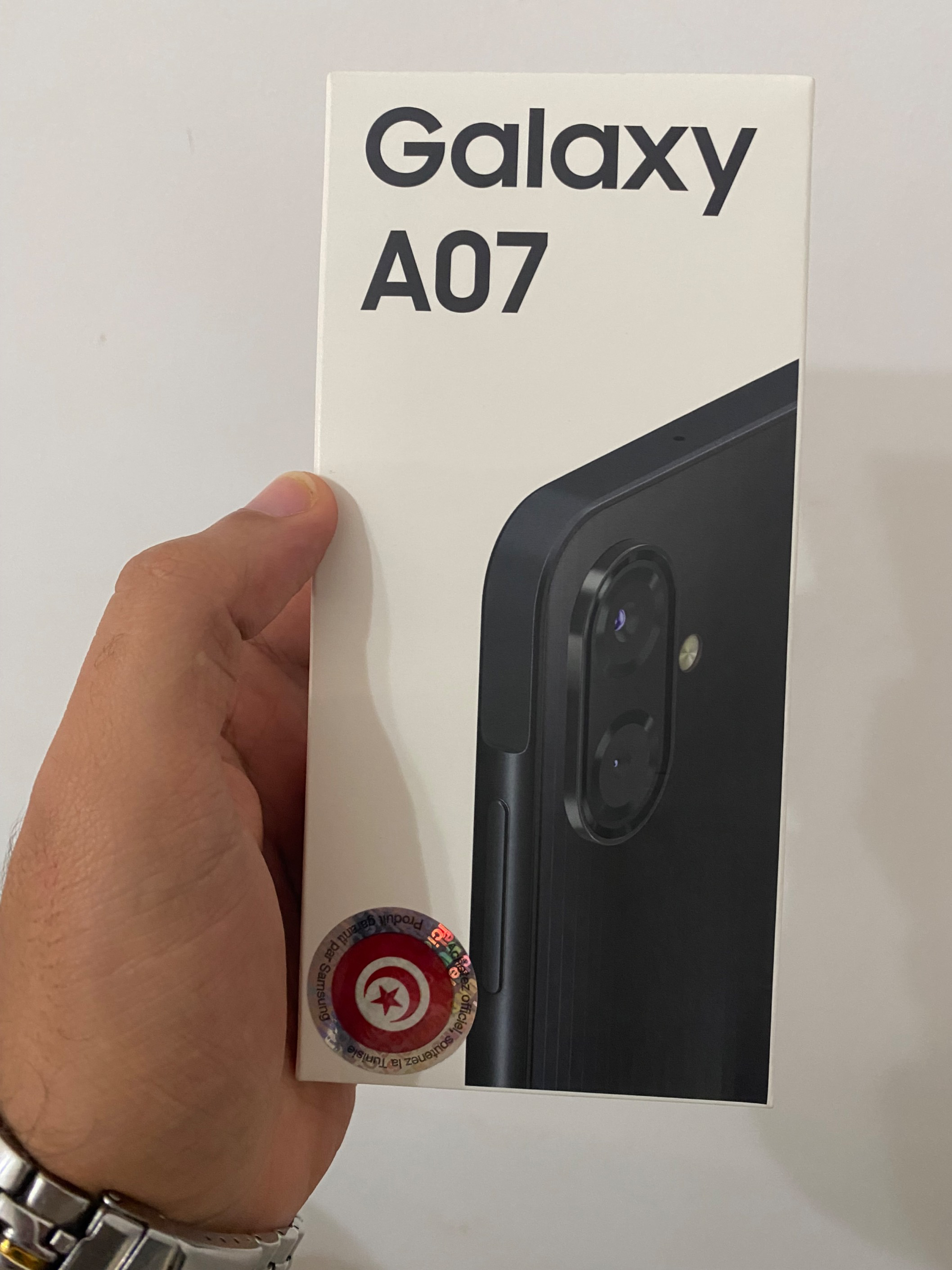 Samsung A07 cacheté