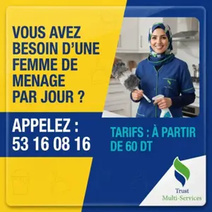 femme de menage par jour a bardo