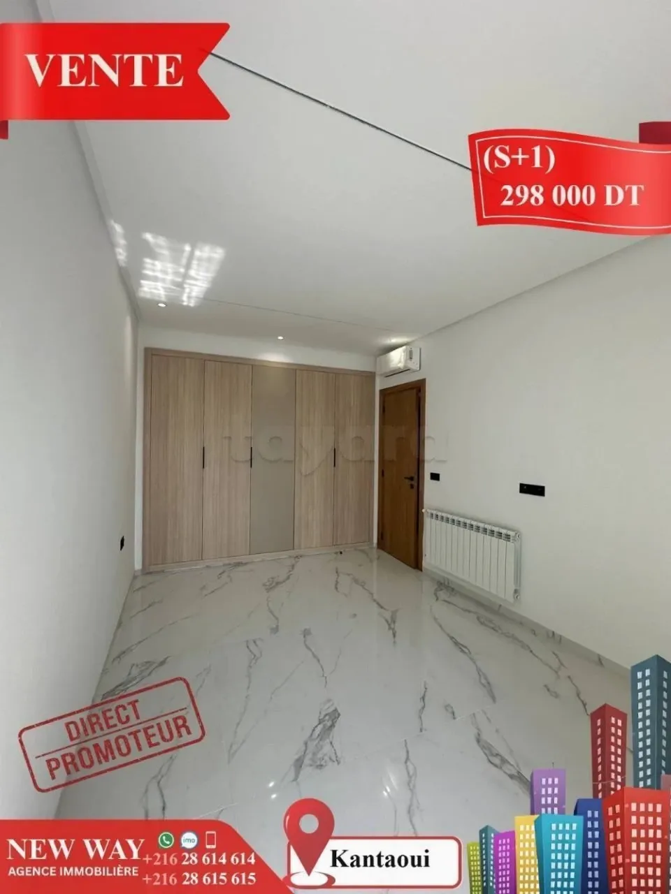 (S+1) à kantaoui, Direct Promoteur, Prés de la Mer