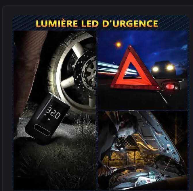 compresseur d'air portable rechargeable pour  pneus