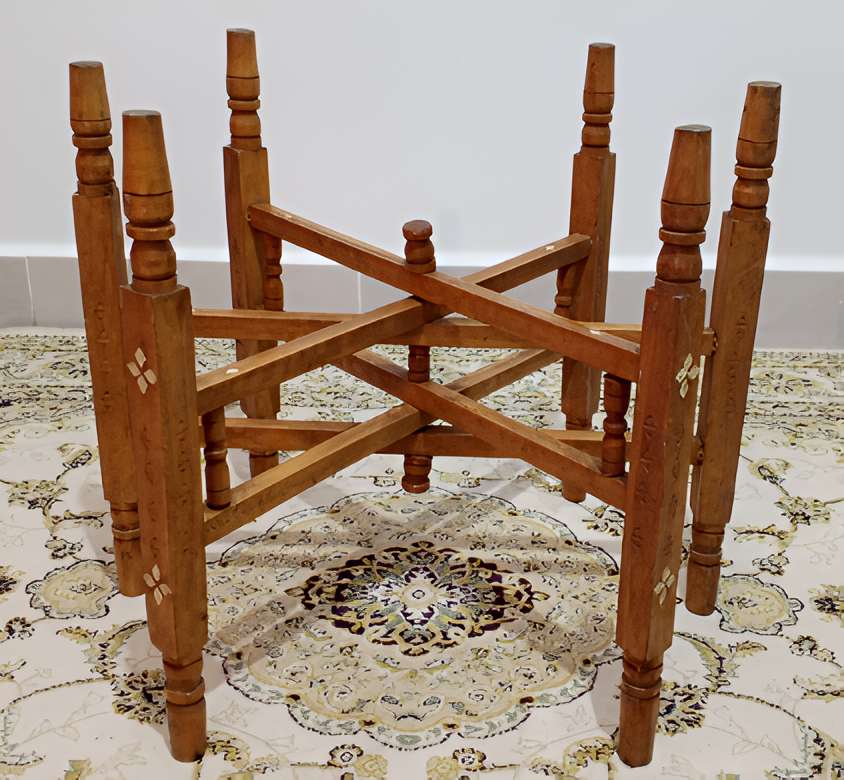 Support artisanale en bois