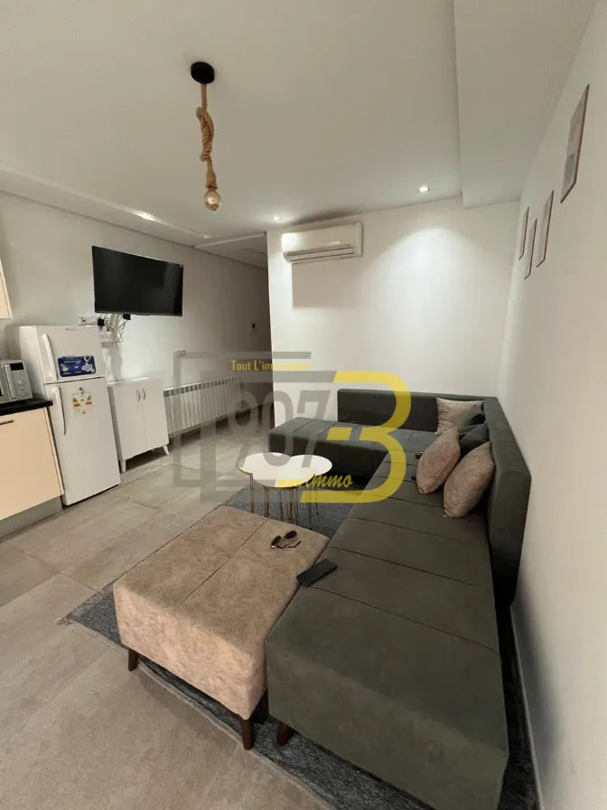 À louer Un très bel appartement S+1 meublé à cité Ennasr