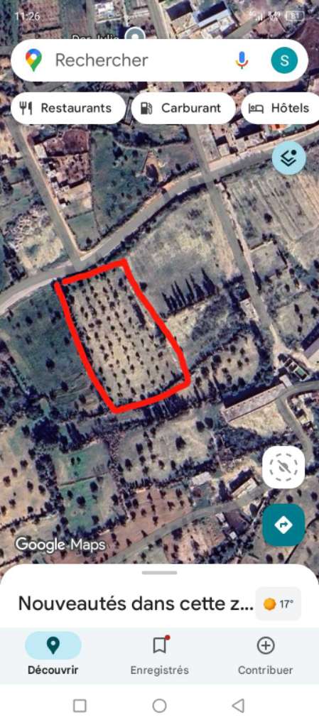 أرض للبيع بالقلعة الكبرى سوسة