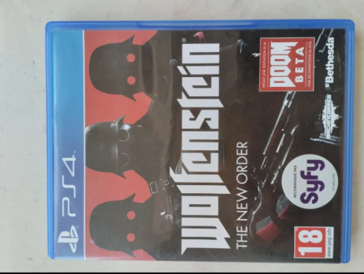 ps4 slim 1000gb avec cables, cds et manette v2