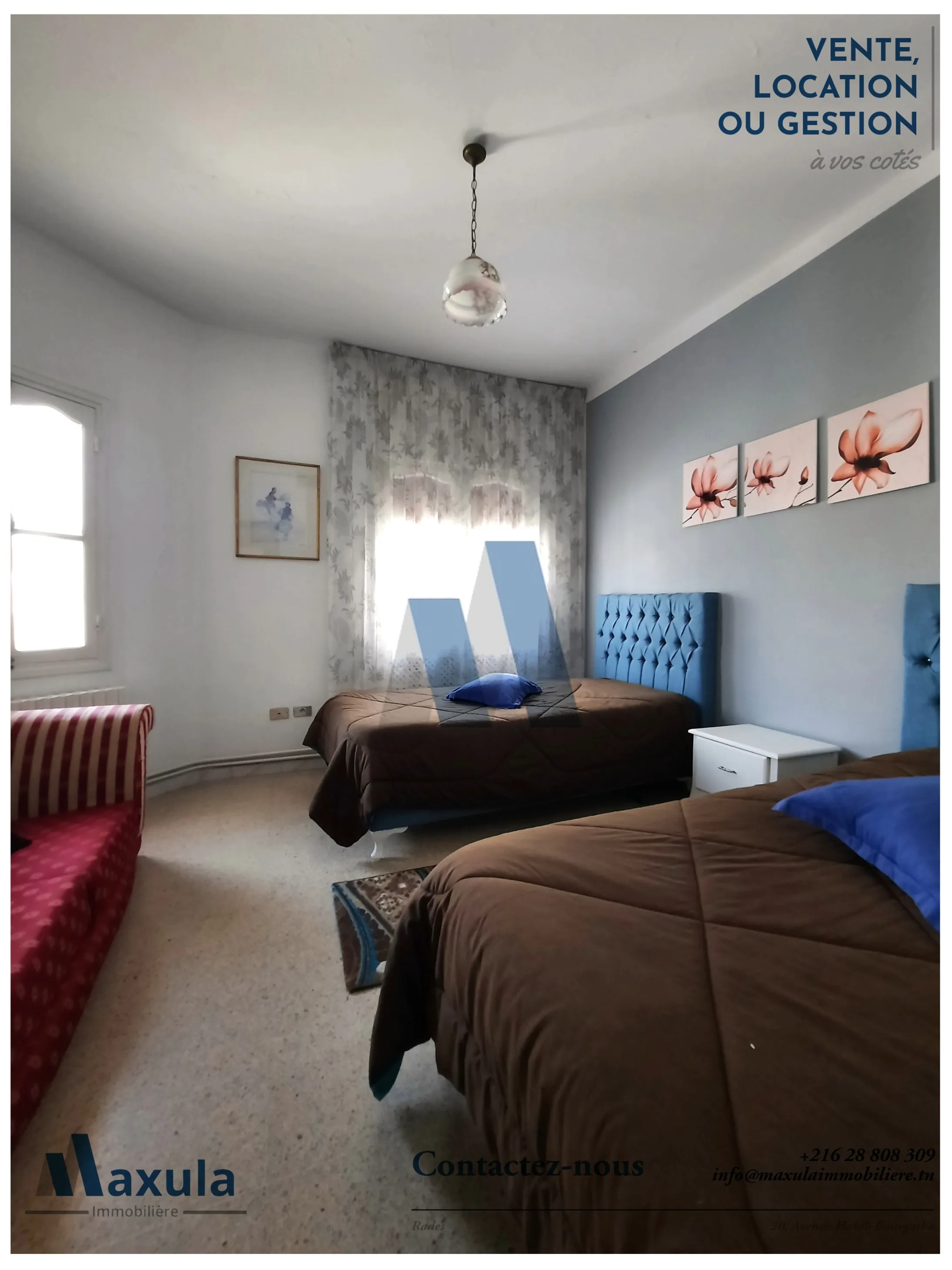 À VENDRE EXCEPTIONNELLE VILLA SUR LES HAUTEUR DE RADES MONGIL