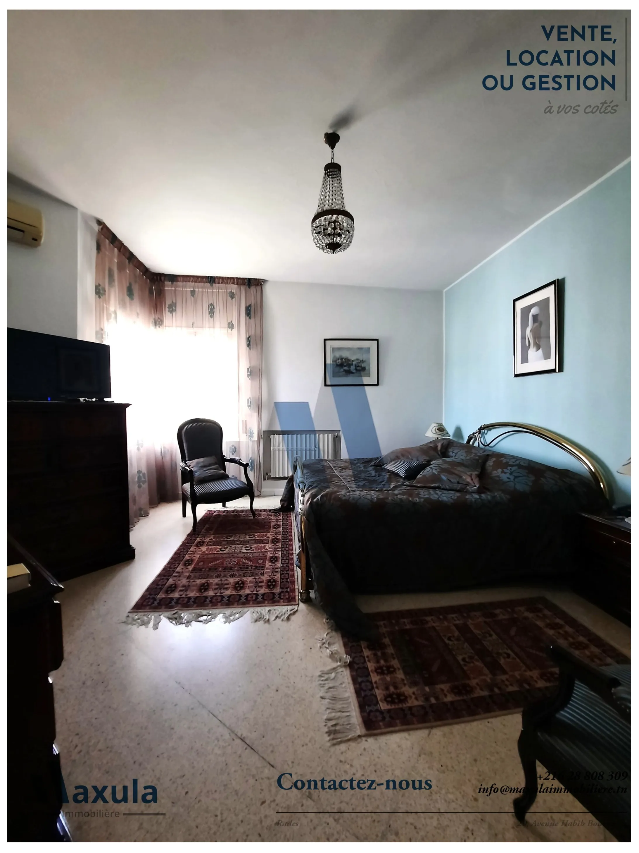 À VENDRE EXCEPTIONNELLE VILLA SUR LES HAUTEUR DE RADES MONGIL